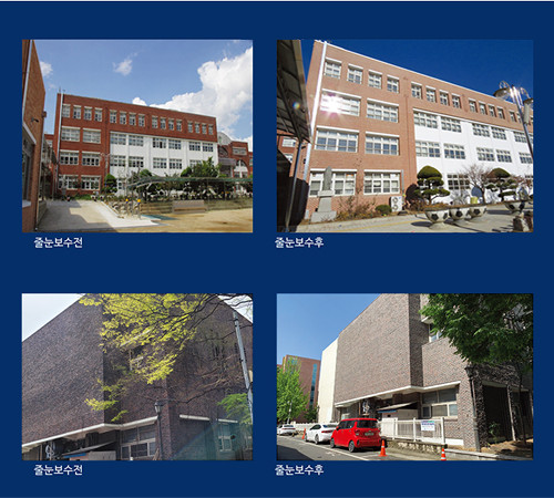 치장벽돌 줄눈보수 공법